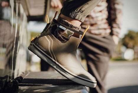 Slip-Resistant Seafarer Footwear - The LaCrosse Alpha Deck Boot Features the Air-Circ Liner (TrendHunter.com)