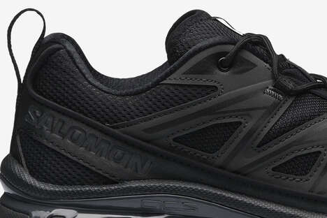 Stealthy Technical Sneaker Models - COMME des GARÇONS and Salomon Create a Special XT-6 Sneaker (TrendHunter.com)