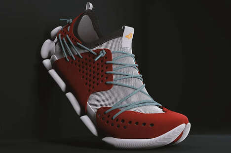 3D-Printed Growing Customized Shoes - Michele Di Carlo Creates the 4Steps 3D-Printed Sneaker Concept (TrendHunter.com)