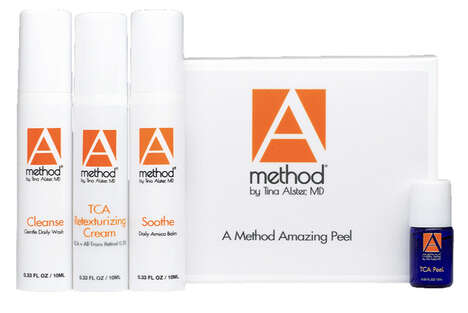 At-Home Chemical Peels - The a Method® Boasts a Powerful Peel Kit for Flawless Skin (TrendHunter.com)