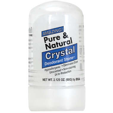 Mineral Crystal Deodorants - This Deodorant Stone is Made from Crystallized Natural Mineral Salt (TrendHunter.com)