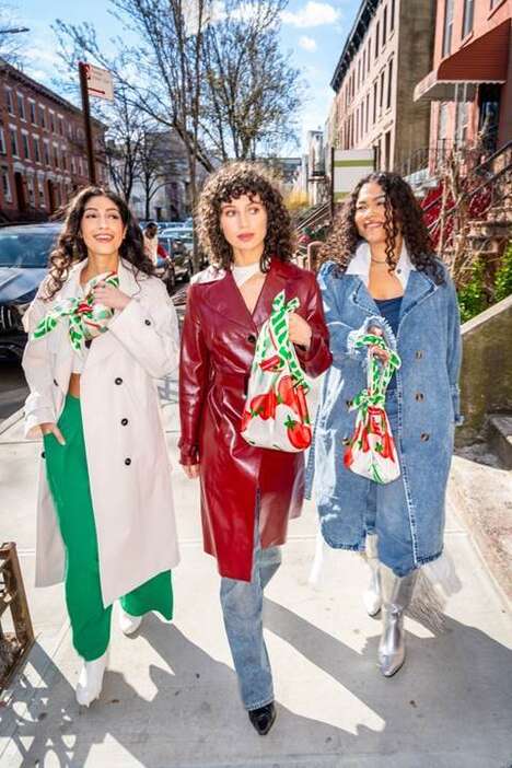 Sandwich-Inspired Silk Scarfs - Jimmy John's is Introducing a New Twist on Its Caprese Salami Pesto (TrendHunter.com)