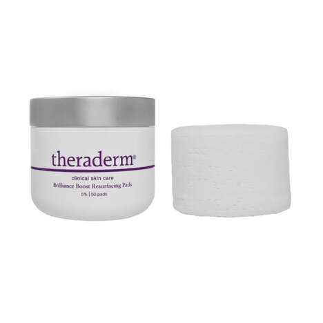 Gentle Skin-Exfoliating Pads - Theraderm’s Brilliance Boost Pads are for the Face, Neck & Hands (TrendHunter.com)