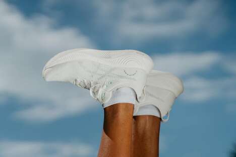 Lightweight Recycled Running Sneakers - The ASICS NIMBUS MIRAI Sneaker has a Sustainable Build (TrendHunter.com)