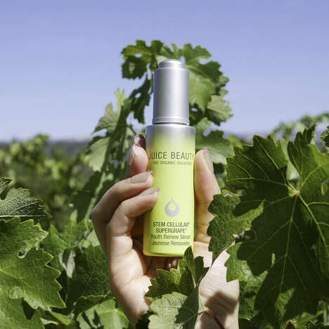 Supercharged Antioxidant Skincare - Anti-Wrinkle Stem Cellular Skincare is Made with SuperGrape (TrendHunter.com)