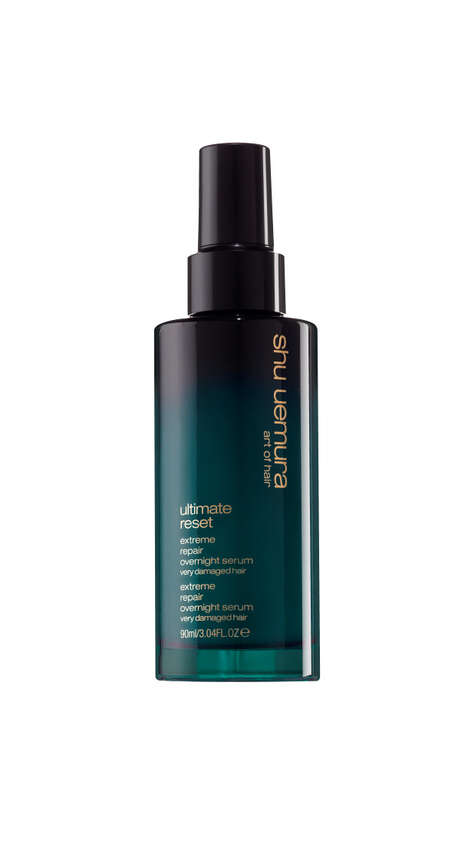 Kintsugi-Inspired Hair Serums - shu uemura's Ultimate Reset Overnight Care Serum Repairs Damage (TrendHunter.com)