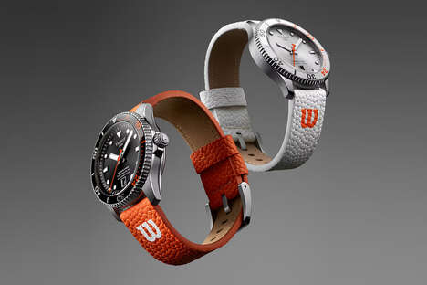 Basketball-Textured Timepieces - The Tissot Seastar Wilson® WNBA Watches are Athlete-Approved (TrendHunter.com)