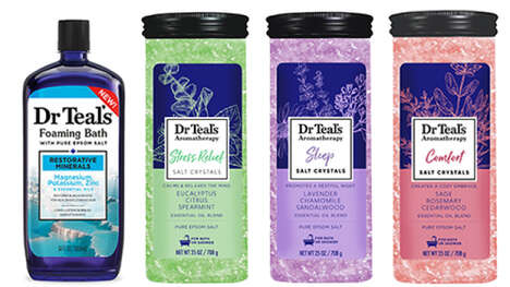Restorative Aromatic Bath Products - These New Dr. Teal’s Products Boast Minerals and Essential Oils (TrendHunter.com)