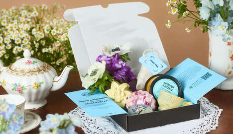 Regency Bodycare Boxes - This Lush Fresh & Flowers Box Shares a Peek at the Lush Bridgerton Collab (TrendHunter.com)