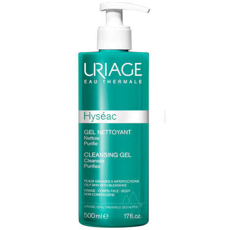 Gentle Deep Cleansing Gels - The Uriage HYSÉAC Cleansing Gel Purifies and Refreshes Skin (TrendHunter.com)