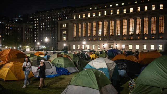 Columbia begins suspending Gaza war protesters