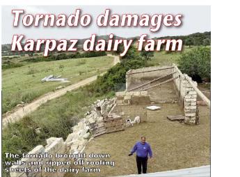 4/27/2024: News: Tornado damages Karpaz dairy farm