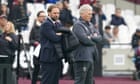 West Ham technical director Steidten asked to stay away from first team