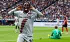 European football: Bayer Leverkusen crush Frankfurt to extend unbeaten run