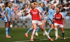 Blackstenius hits dramatic double as Arsenal shake City’s WSL title hopes
