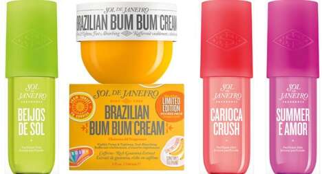 Summer-Themed Cosmetic Collections - The Sol de Janeiro Summer Collection Features Four Products (TrendHunter.com)