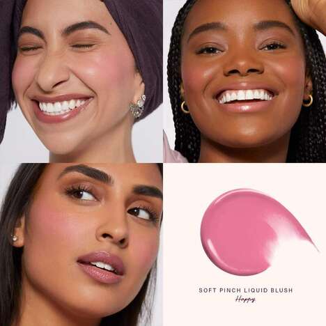 Celebrity-Backed Liquid Blushes - Rare Beauty's Mini Soft Pinch Liquid Blush is Versatile (TrendHunter.com)