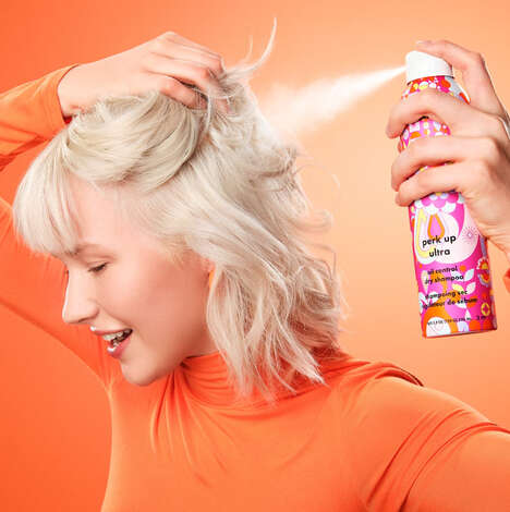 Oil Control Dry Shampoos - amika's Perk Up Ultra Dry Shampoo Supports a Four-Times Weekly Wash Cycle (TrendHunter.com)