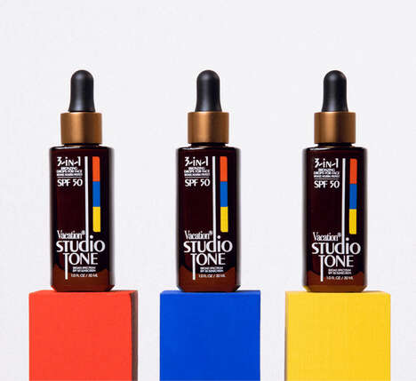 3-in-1 Bronzing Drops - Vacation's Studio Tone SPF 50 Delivers Protection & Glow-Boosting Skincare (TrendHunter.com)