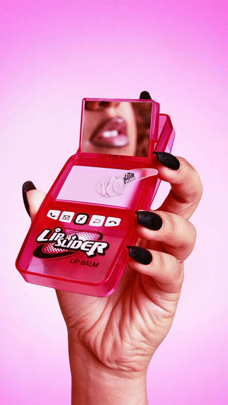 Nostalgic Lip Balm-to-Oils - Nosta Beauty's Lipslider Lip Balm Revives Fun, Youthful Packaging (TrendHunter.com)