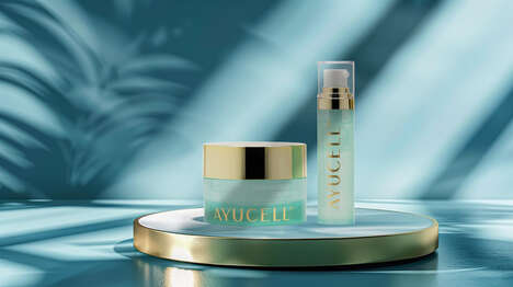 Cellular Repair Skincare - Ayucell's Serum and Moisturizer are Infused with NR (TrendHunter.com)