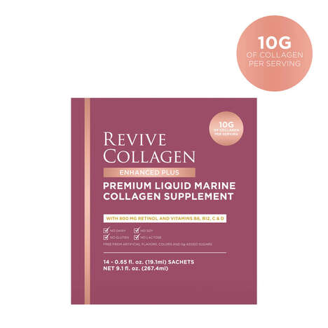 Ingestible Liquid Collagen Supplements - Revive Collagen's Products are Tailored to Hair & Skin Care (TrendHunter.com)