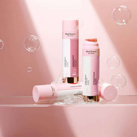 Two-Step Facial Cleansers - DuoCleanse Pairs Targeted Formulas for Clearer, Brighter, Smoother Skin (TrendHunter.com)