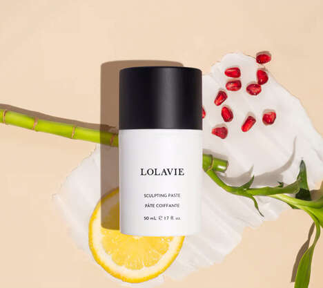 Plant-Based Hairstyling Pastes - LolaVie's Sculpting Paste is Formulated Without Water (TrendHunter.com)