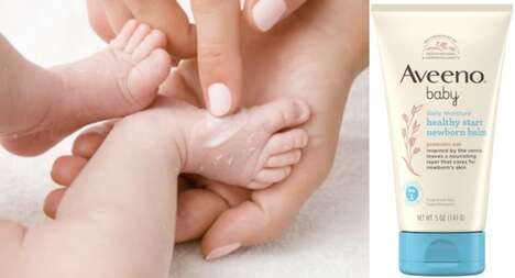 Ultra-Gentle Infant Cosmetics - These Aveeno Baby Health Start Products Come in Two Options (TrendHunter.com)
