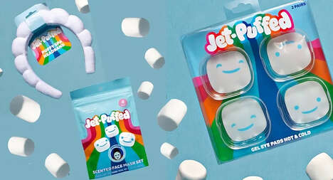 Marshmallow-Inspired Beauty Collabs - Jet-Puffed & Taste Beauty Made Eye Gels & Scented Face Masks (TrendHunter.com)