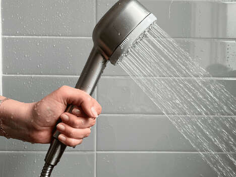 Skin Barrier Support Showerheads - The Canopy Handheld Filtered Showerhead Soothes the Skin & Scalp (TrendHunter.com)