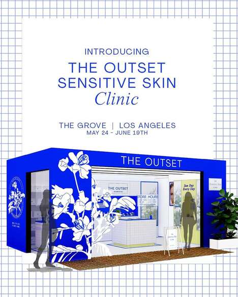 Sensitive Skincare Pop-Ups - The Outset Sensitive Skin Clinic Pop-Up Shares Ultra-Gentle Skincare (TrendHunter.com)