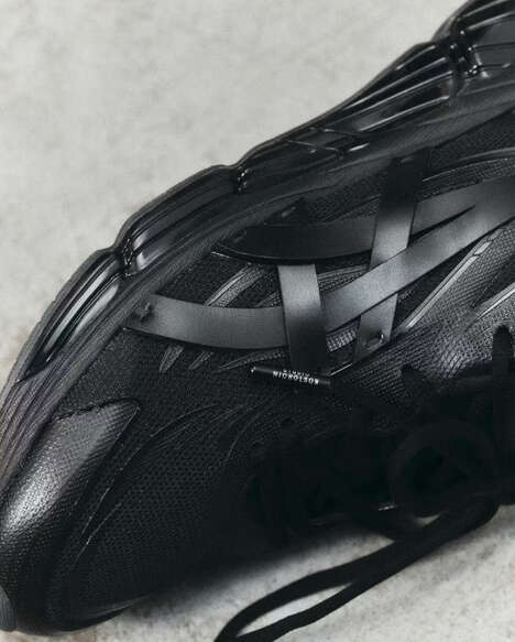 Leather-Lined Luxe Collaborative Sneakers - Studio Nicholson Remixes the ASICS GEL Quantum 360 VIII (TrendHunter.com)