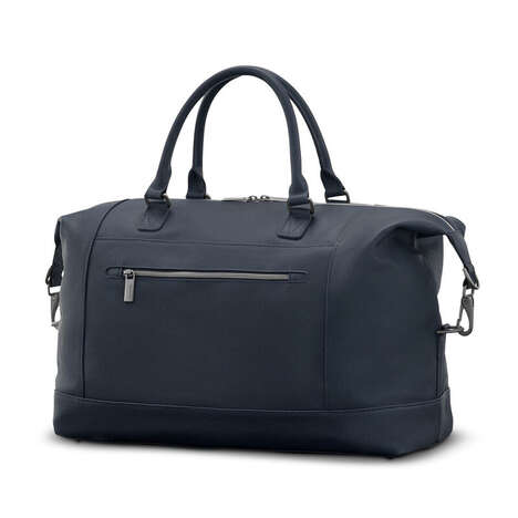 Classic Leather Travel Bags - Samsonite Introduces the Classic Leather Weekender (TrendHunter.com)