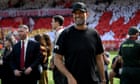 Jürgen Klopp signs off at Liverpool with emotional Anfield win against Wolves