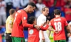 Young pitch invader at Euro 2024 got away with a warning, claims father