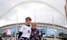 Joy and diversity give way to boos as England toil at Wembley