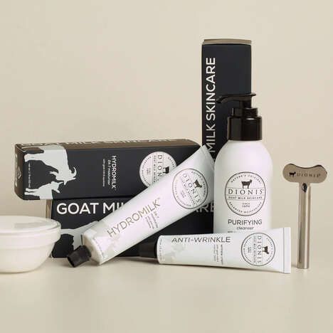Goat Milk Facial Skincare - Dionis Goat Milk Skincare's Core Collection Nourishes Facial Skin (TrendHunter.com)