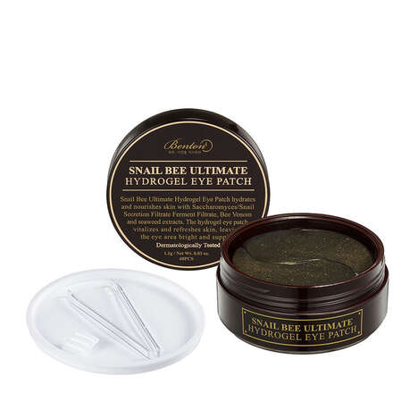 Snail Ingredient Undereye Patches - Benton Snail Bee Ultimate Hydrogel Eye Patches Help Tired Eyes (TrendHunter.com)