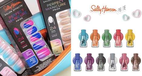 Pride Month Nail Polishes - The Sally Hansen x Pride Limited Edition Collection Supports GLAAD (TrendHunter.com)