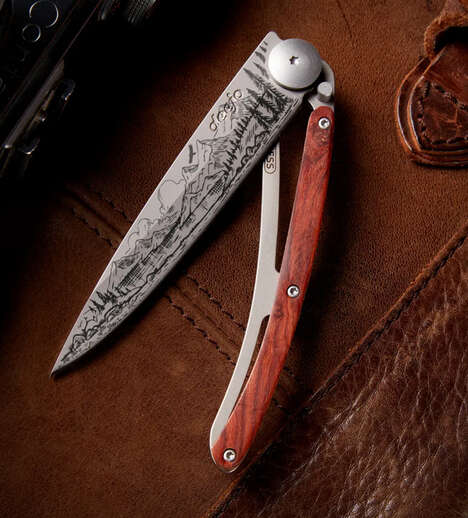Ultralight Customizable Pocket Knives - Deejo Pocket Knives Come in a Variety of Different Options (TrendHunter.com)