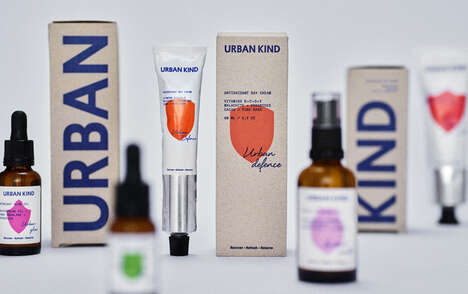 Shielding Urban Skincare - Urban Kind Supports and Protects City Skin Against the Sun, Smog & Stress (TrendHunter.com)