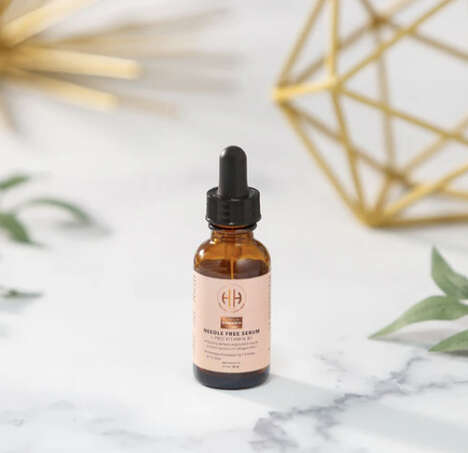 Non-Invasive Collagen Treatments - HH Science Debuts the Clinical Strength + Clean Needle Free Serum (TrendHunter.com)