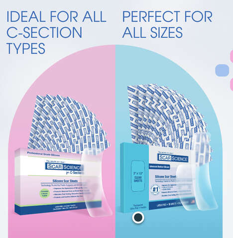 Ultra-Breathable Scar Treatments - ScarScience Boasts Convenient Silicone Scar Sheets (TrendHunter.com)