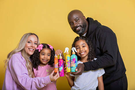 Free-From Kids Haircare - Niles + Chaz Supports Mixed Textured Hair with Clean, Nourishing Formulas (TrendHunter.com)