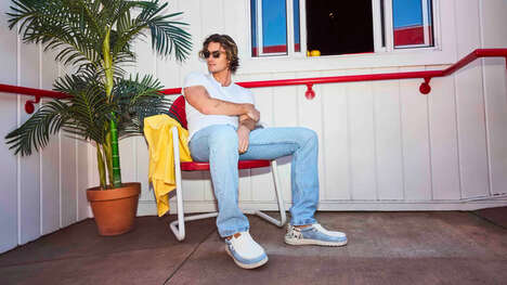 Summer-Ready Graphic Apparel - Lee Taps Footwear Brand Heydude for a New Footwear and Apparel Line (TrendHunter.com)