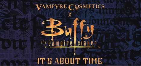 Vampire Slayer Makeup Collections - Vampyre Cosmetics’ Buffy the Vampire Collab is Uniquely Eerie (TrendHunter.com)