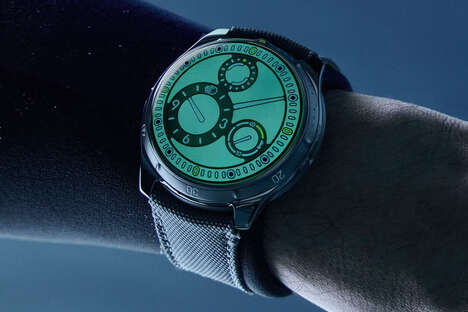 Luminous Low-Light Dive Watches - The Ressence TYPE 5 L Has a Super-LumiNova Inlay (TrendHunter.com)