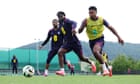 Southgate minded to stand by forwards and make Mainoo England’s one change