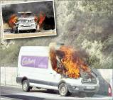 6/8/2024: News: Two vehicle fires in Lefkoşa-Girne area